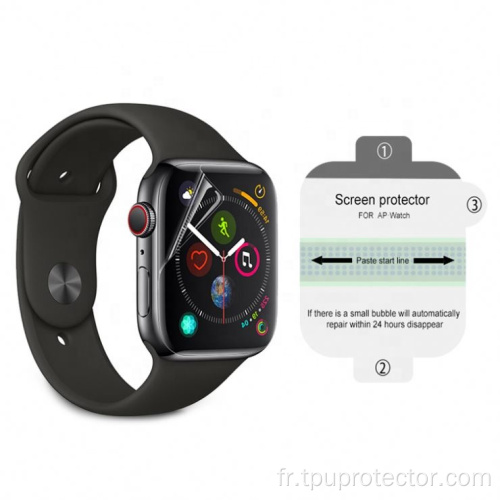 TPU Hydrogel Watch Screen Screen Protector pour iWatch